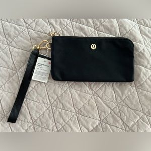 LULULEMON now and always pouch wristlet NWT